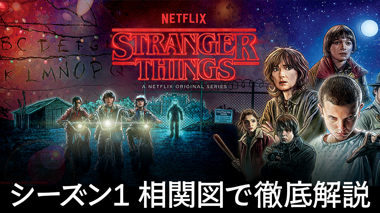相関図あり『ストレンジャー・シングス』シーズン1ネタバレ解説