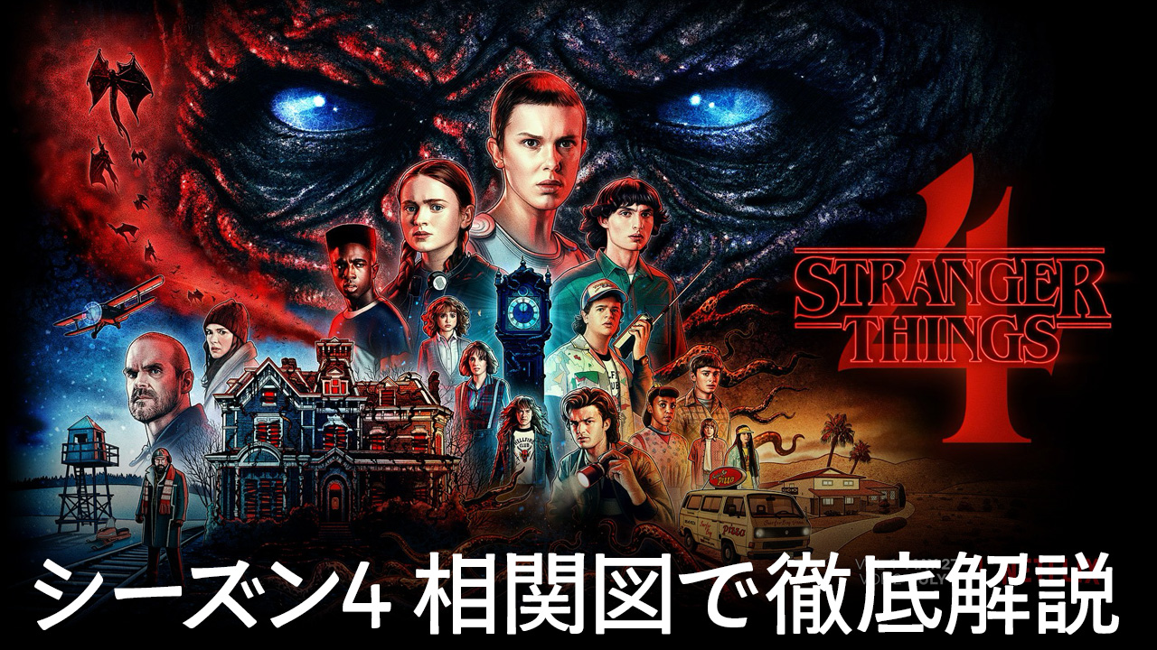 相関図あり『ストレンジャー・シングス』シーズン4ネタバレ解説